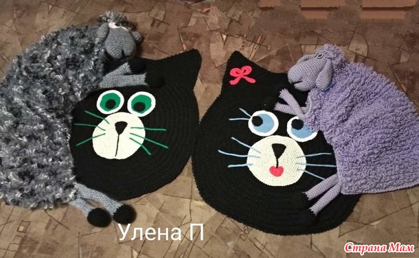 Коврик кошечка. подружка кота