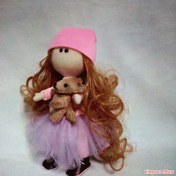 Кукла с лисенком