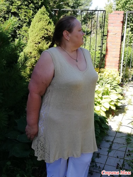Летняя льняная туника Elalia