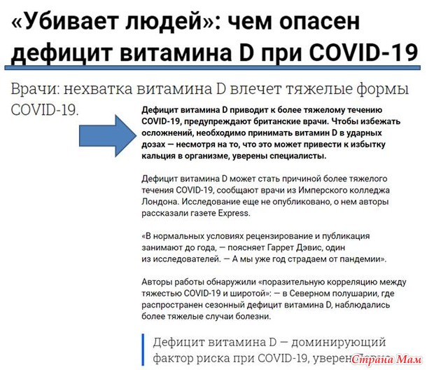 Более чем у 80% больных COVID-19 отмечается дефицит витамина D, причем это признак чаще встречается у мужчин.