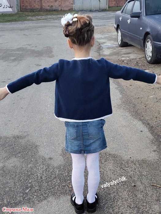 Школьный жакет для внучки - Вязание - Страна Мам