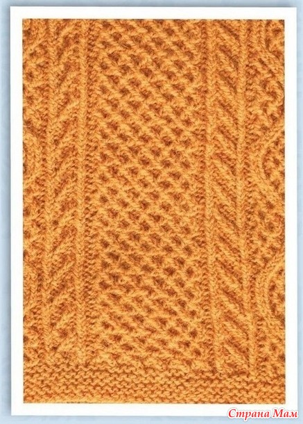 Укороченный пуловер в баварскую решетку (схемы узоров)