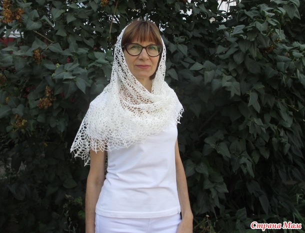Шали ручной работы спицами и крючком. Россия и все страны.