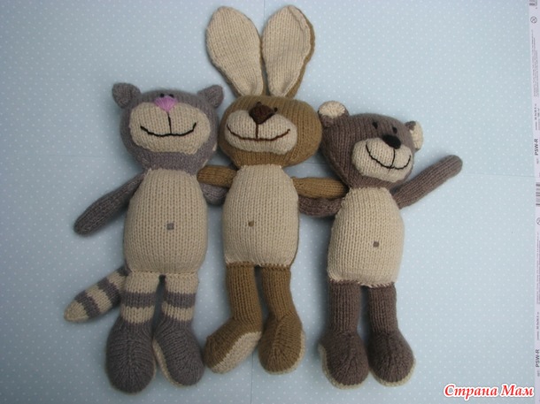 Счастливое трио- Кот, Заяц, Медведь