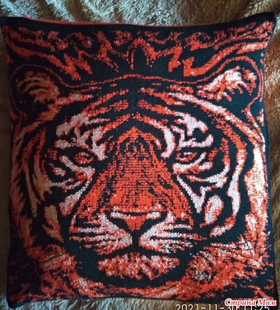 Подушка тигр