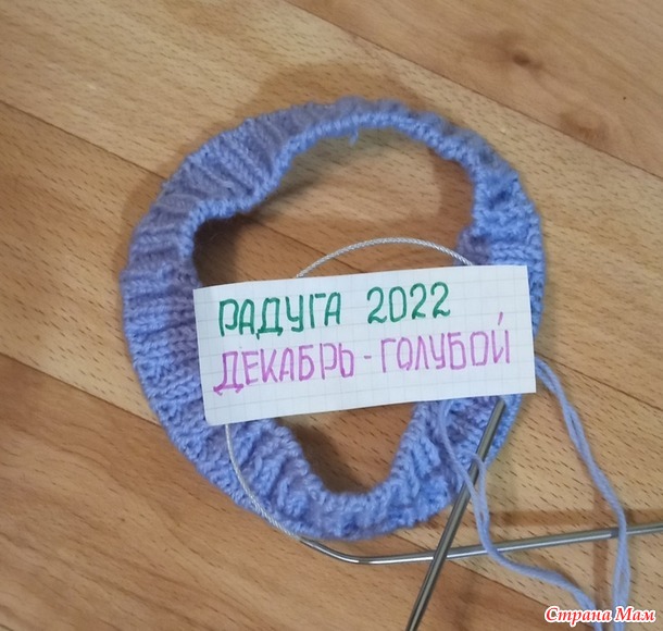 Радуга 2022г, Декабрь. Голубая шапочка.