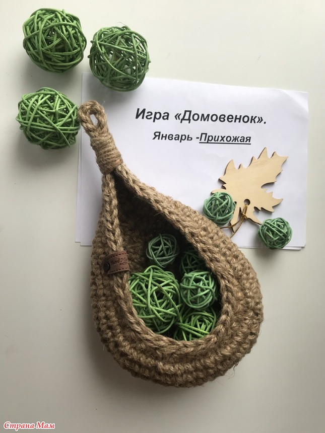 Корзина капелька схема