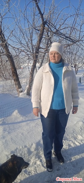 Бомбер спицами Powder Jacket.