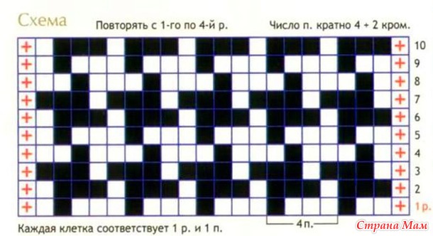 Удлиненный жилет спицами