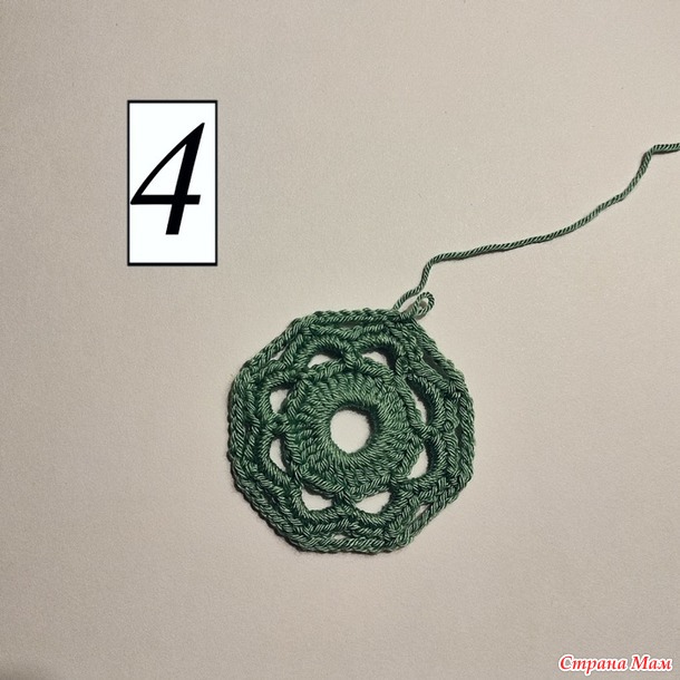 Совместное online-вязание скатерть крючком "DIANA"