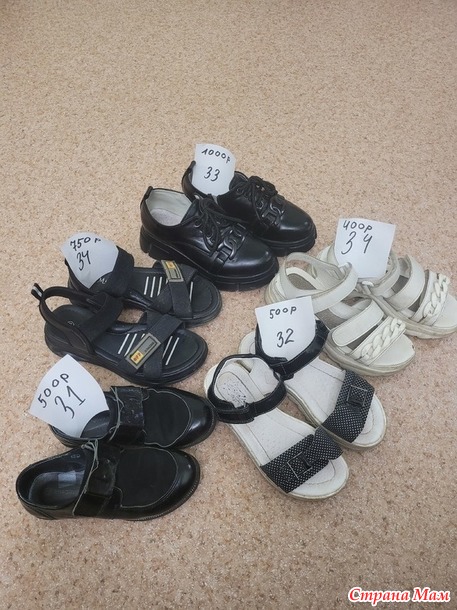 Детская обувь для девочек, б/у (школьные туфли, летняя, зимняя, разная в общем)