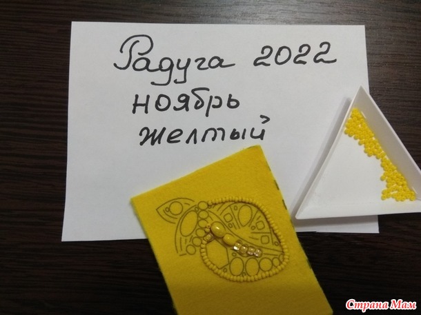 Радуга-2022. Ноябрь - желтый. Отчет 1