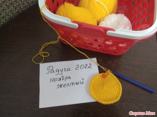 Радуга-2022. Ноябрь - желтый. Отчет 2