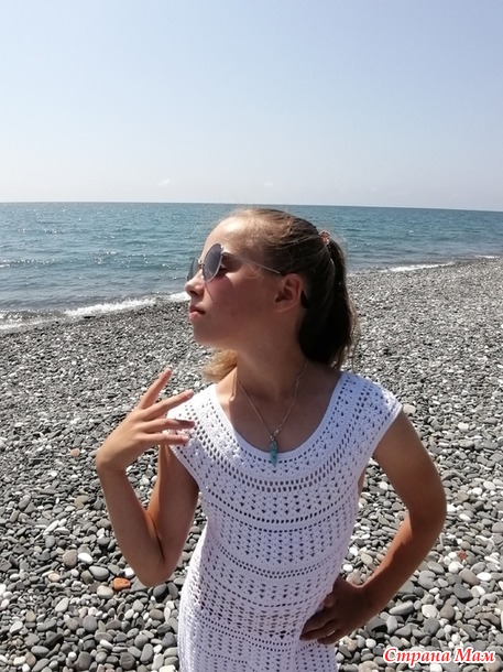 Пляжный сарафан