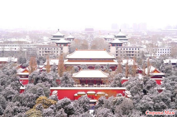 Пекин в снегу
