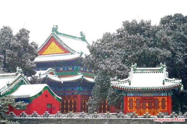 Пекин в снегу