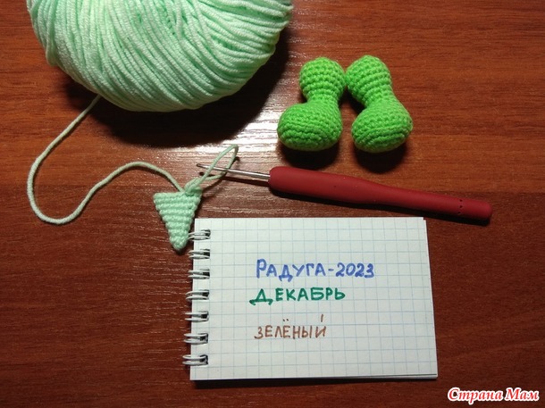 Радуга 2023. Декабрь. Зелёный. Дракон.