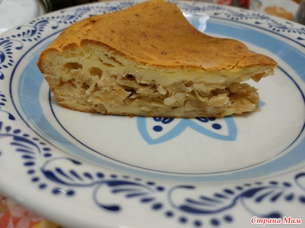 Капустная начинка для пирога.
