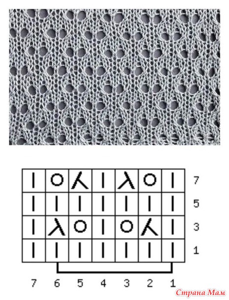 Подборка несложных узоров спицами (часть 38)