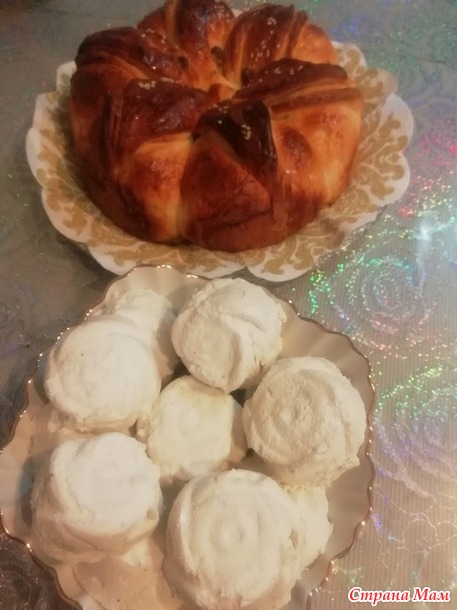 Мой рецепт каравая и зефира для сватовства.