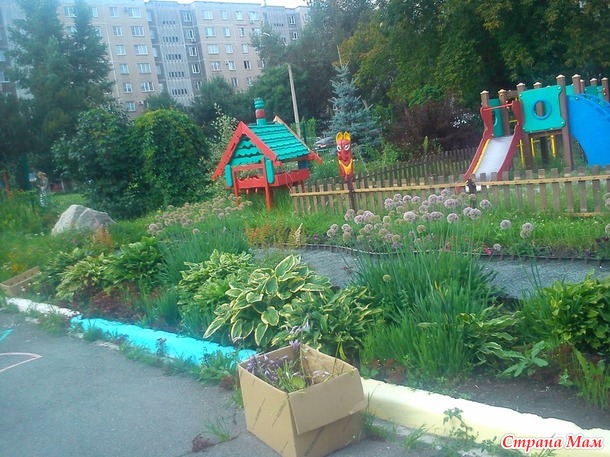 Посиделки на лавочке. Август.