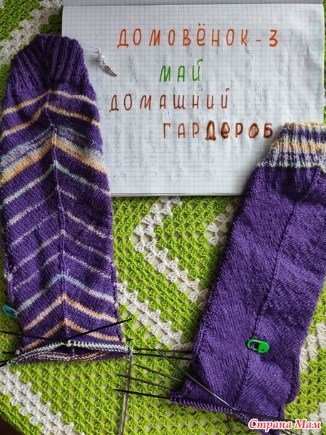 Домовёнок - 3. Май. Носки "Кванты".