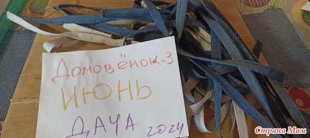 Домовенок-3. Июнь. Сидушка