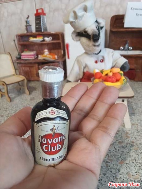Кукольный дом. Июль (кухня-еда). Кухня в винтажном стиле для Барсука.