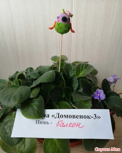 Домовёнок-3. Июнь. Втыкалочки на палочке