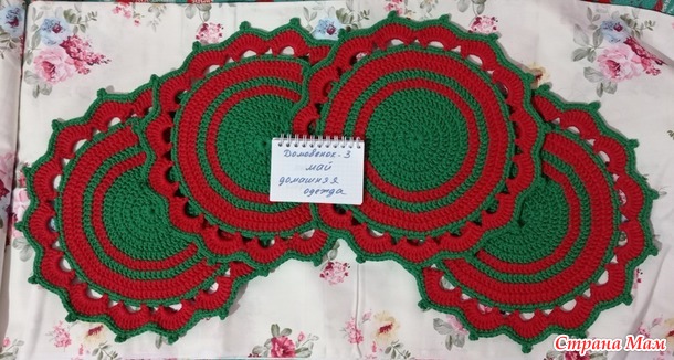 Домовёнок-3. Июнь. Салфетки под горячее