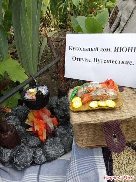 Кукольный дом. Июнь. Барсук в походе.