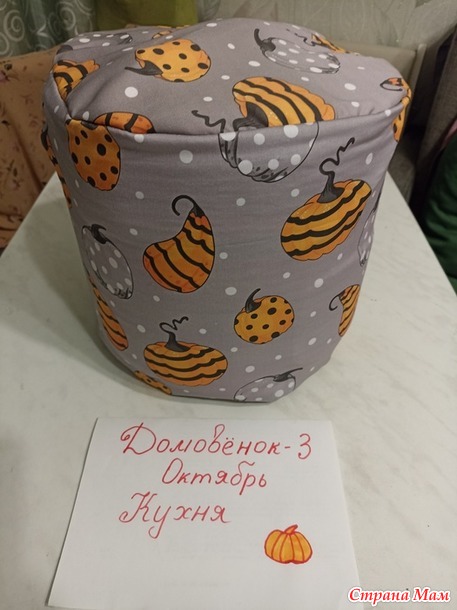 Домовенок-3. Октябрь. Чехол для мультиварки.