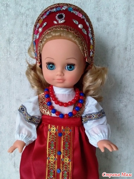 Кукольный дом. Сентябрь. Русский народный костюм