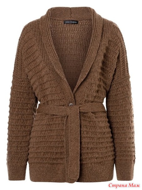 Кардиган Alta Moda Alpaca. Спицы.