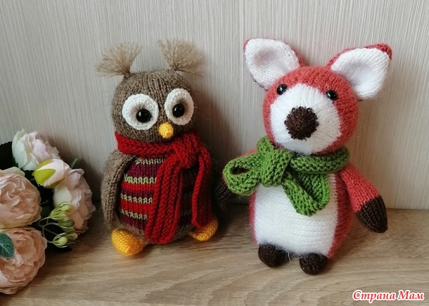 Домовенок-3. Сентябрь. Игрушки спицами