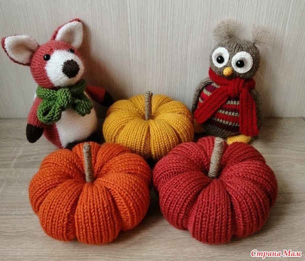 Домовенок-3. Сентябрь. Игрушки спицами