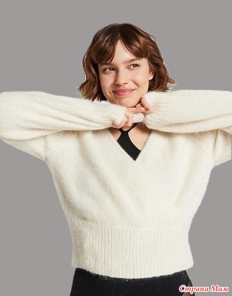 Пуловер «Elliot» БРЕНД Wool and the Gang. Спицы.