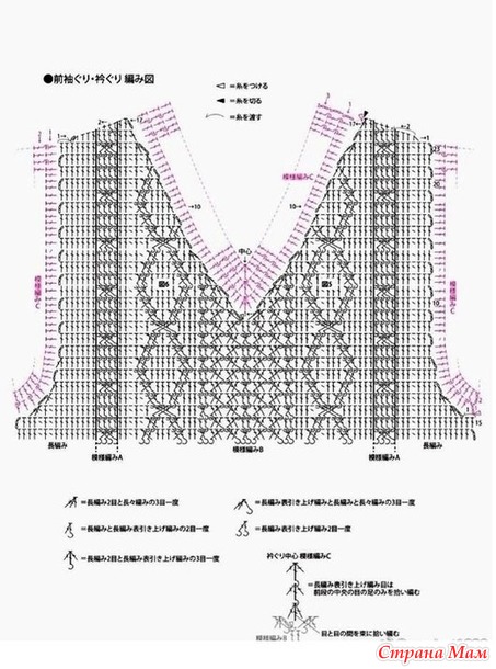 Безрукавка с аранами. Крючок.