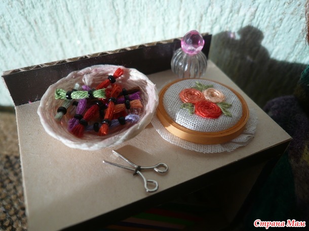 Кукольный дом. Сентябрь. Мастерская вязальщицы.
