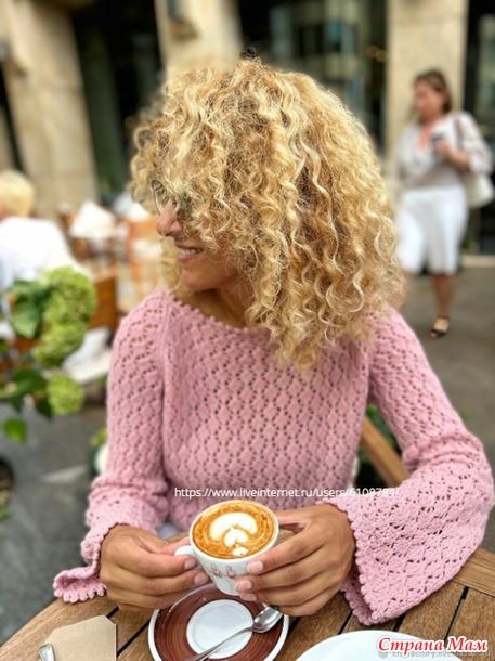 Ажурный джемпер от Knit Factory. Спицы.