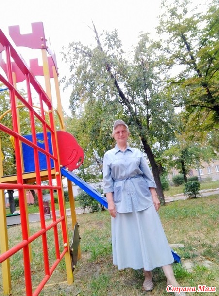 Джинсовая рубашка с дополнениями
