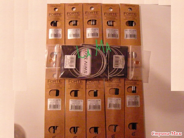   Lykke Cypra Black  ChiaoGoo Forte (, )
