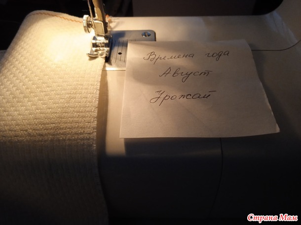 Времена года. Август. Кухонное полотенце и прихватка