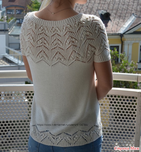 Джемпер Pure Tee by Valentina Bogdanova. Спицы.