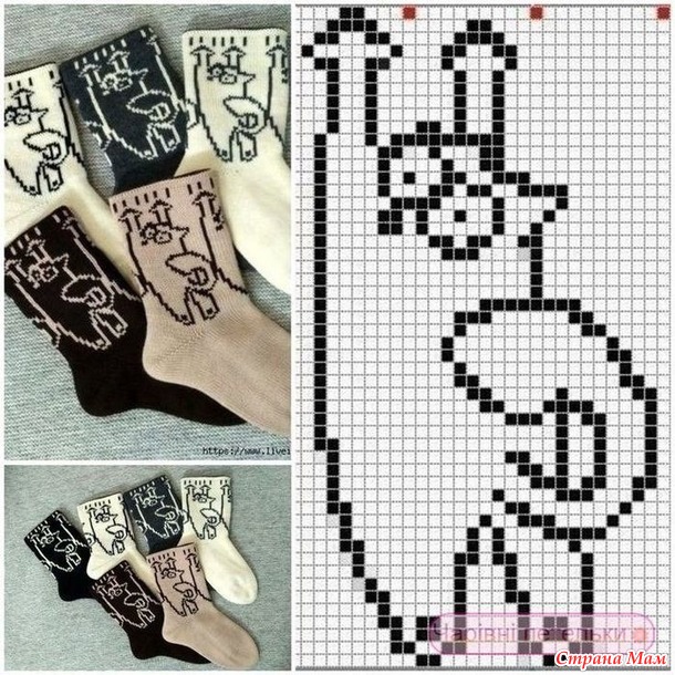 Kışlık örgü için jakar desenleri - 2