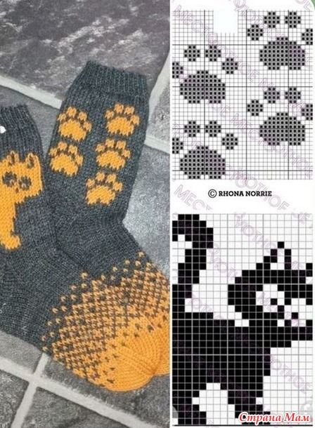 Kışlık örgü için jakar desenleri - 2