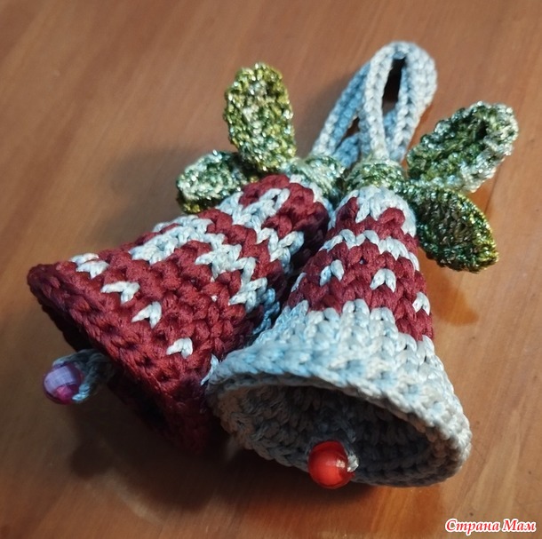 Новогодние колокольчики крючком