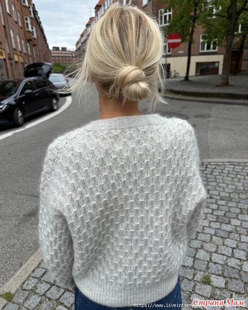 Жакет JENNY V-NECK от PetiteKnit. Спицы.