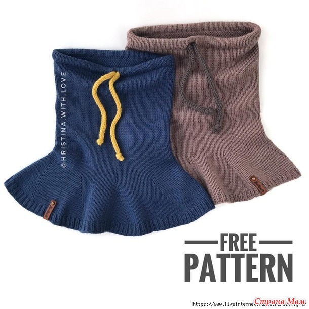 Манишка-снуд