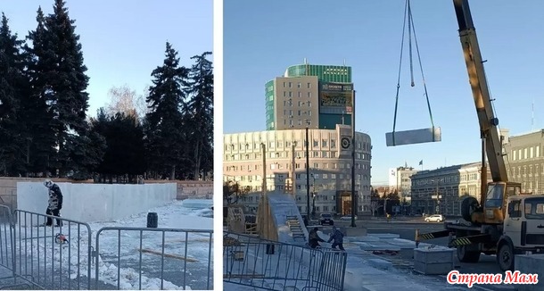 Посиделки на лавочке. Январь.